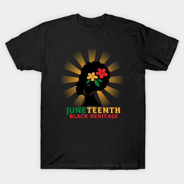 Juneteenth Black Heritage T-Shirt by Artisan